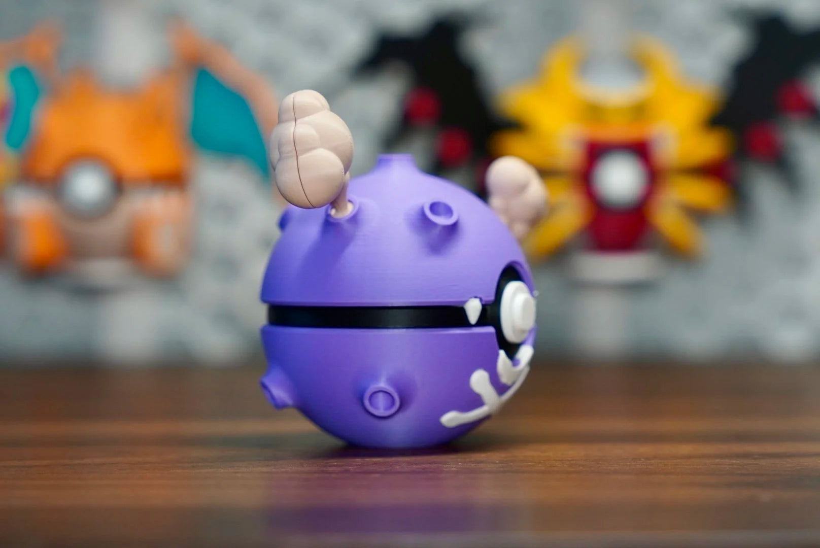 Pokémon-Inspired 3D Printed Poké Ball – Koffing