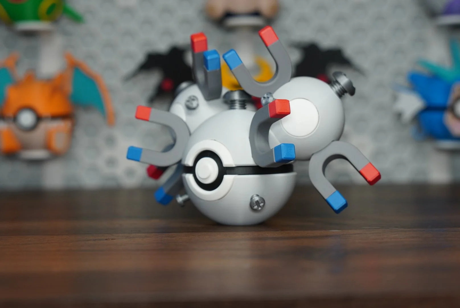 Pokémon-Inspired 3D Printed Poké Ball – Magneton