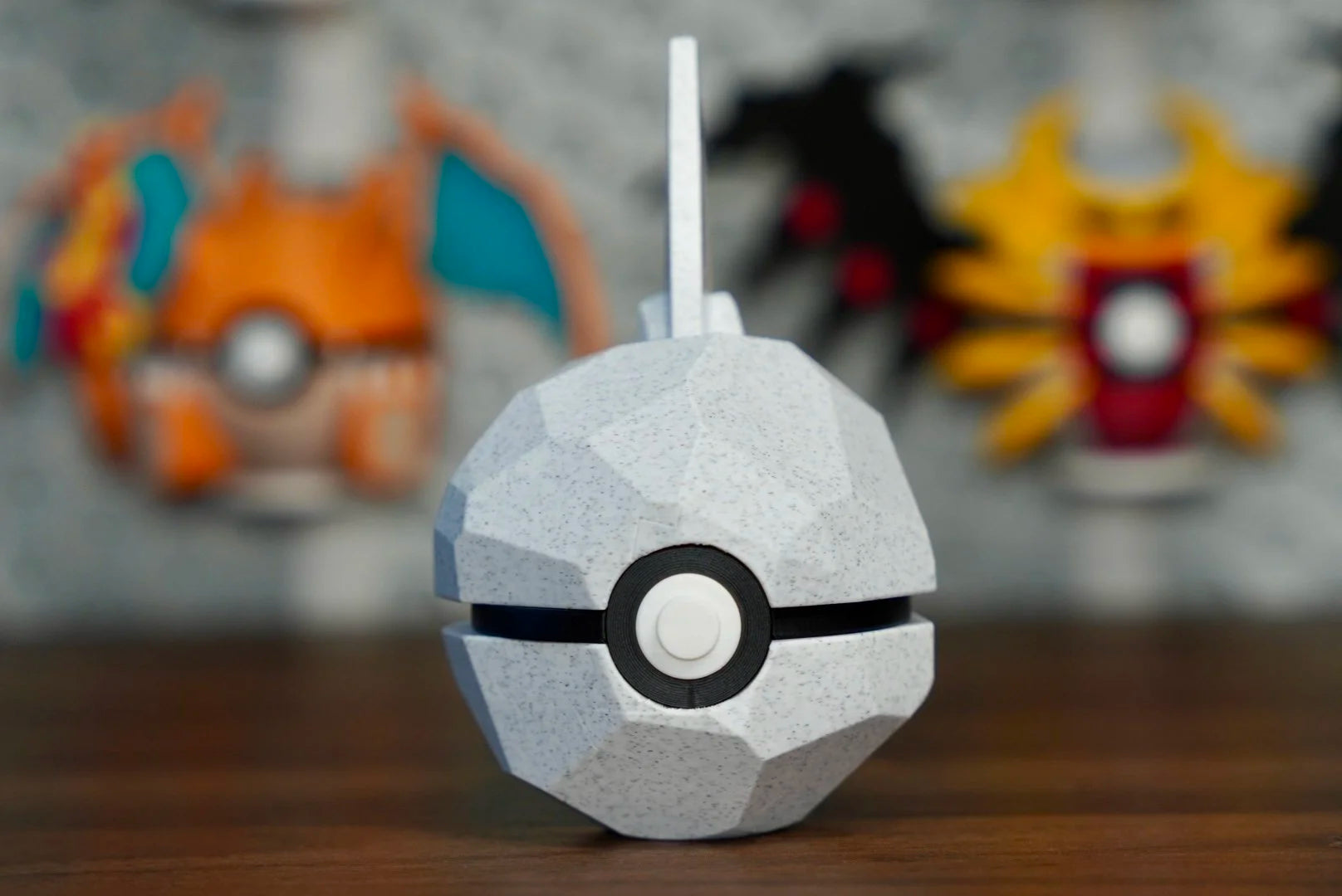 Pokémon-Inspired 3D Printed Poké Ball – Onix