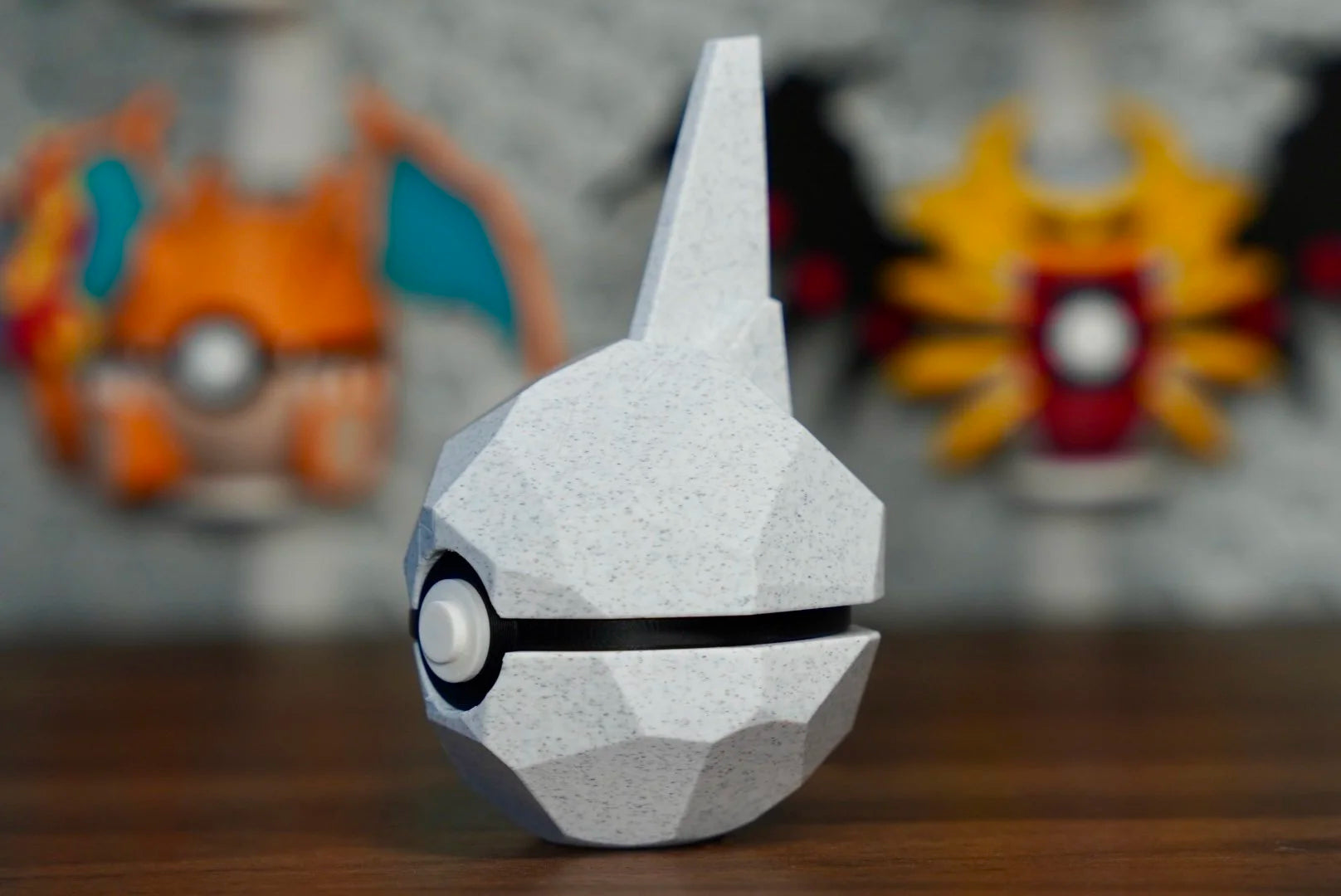 Pokémon-Inspired 3D Printed Poké Ball – Onix