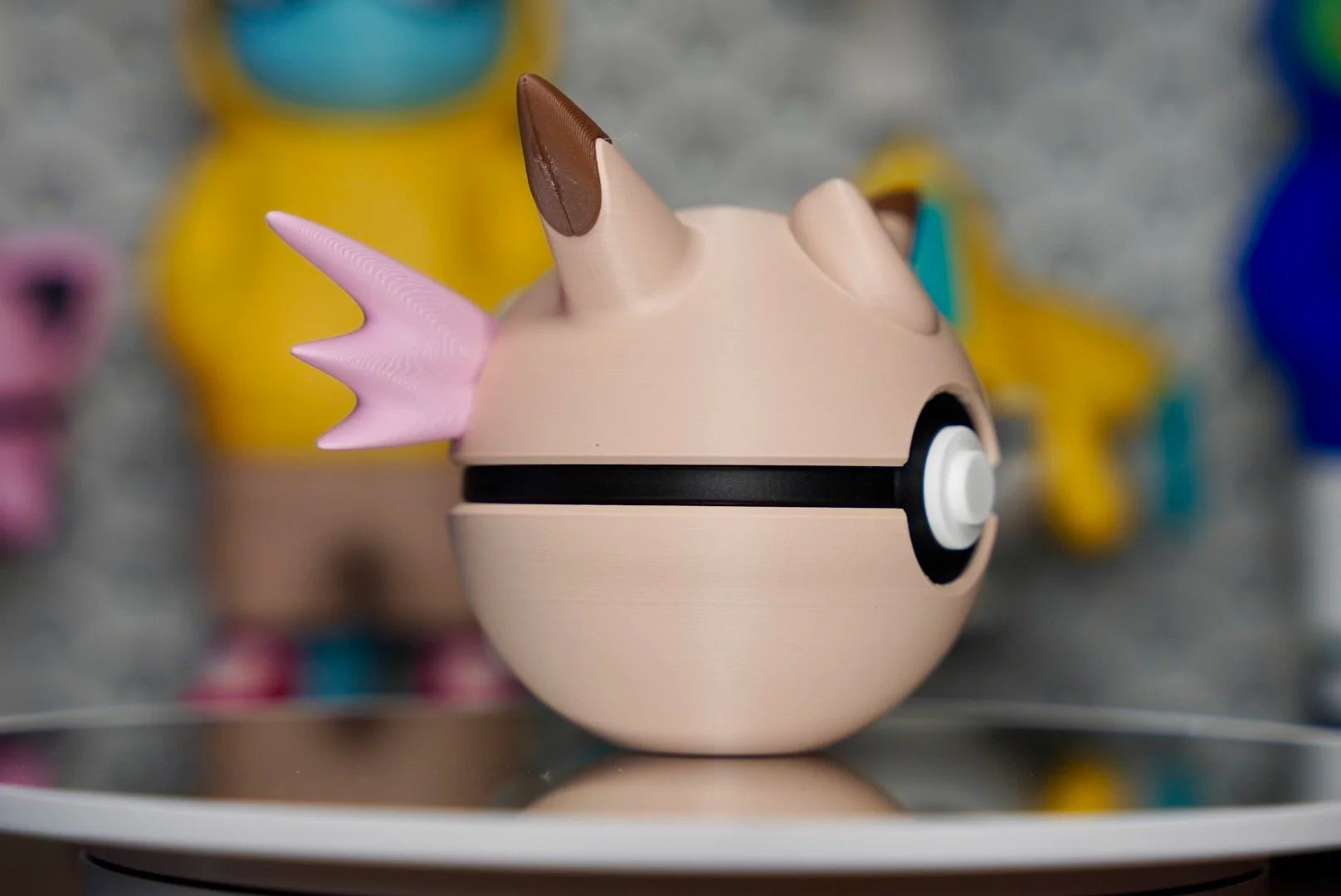 Pokémon-Inspired 3D Printed Poké Ball – Clefable