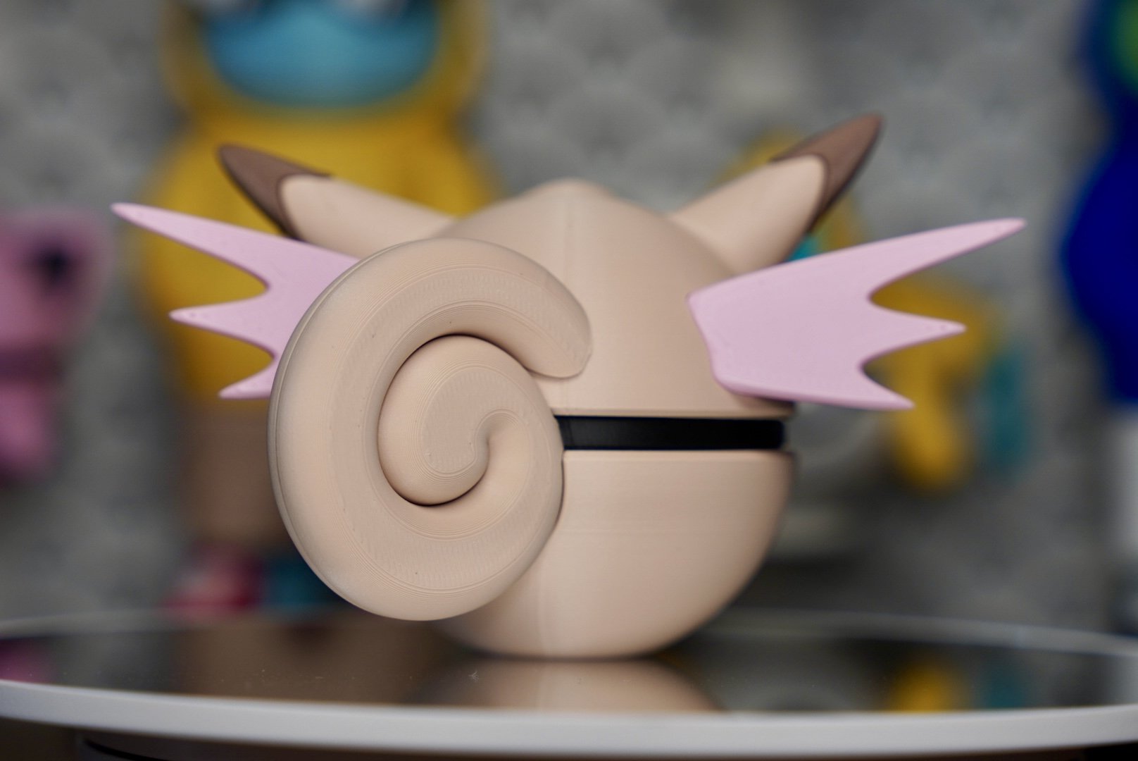 Pokémon-Inspired 3D Printed Poké Ball – Clefable
