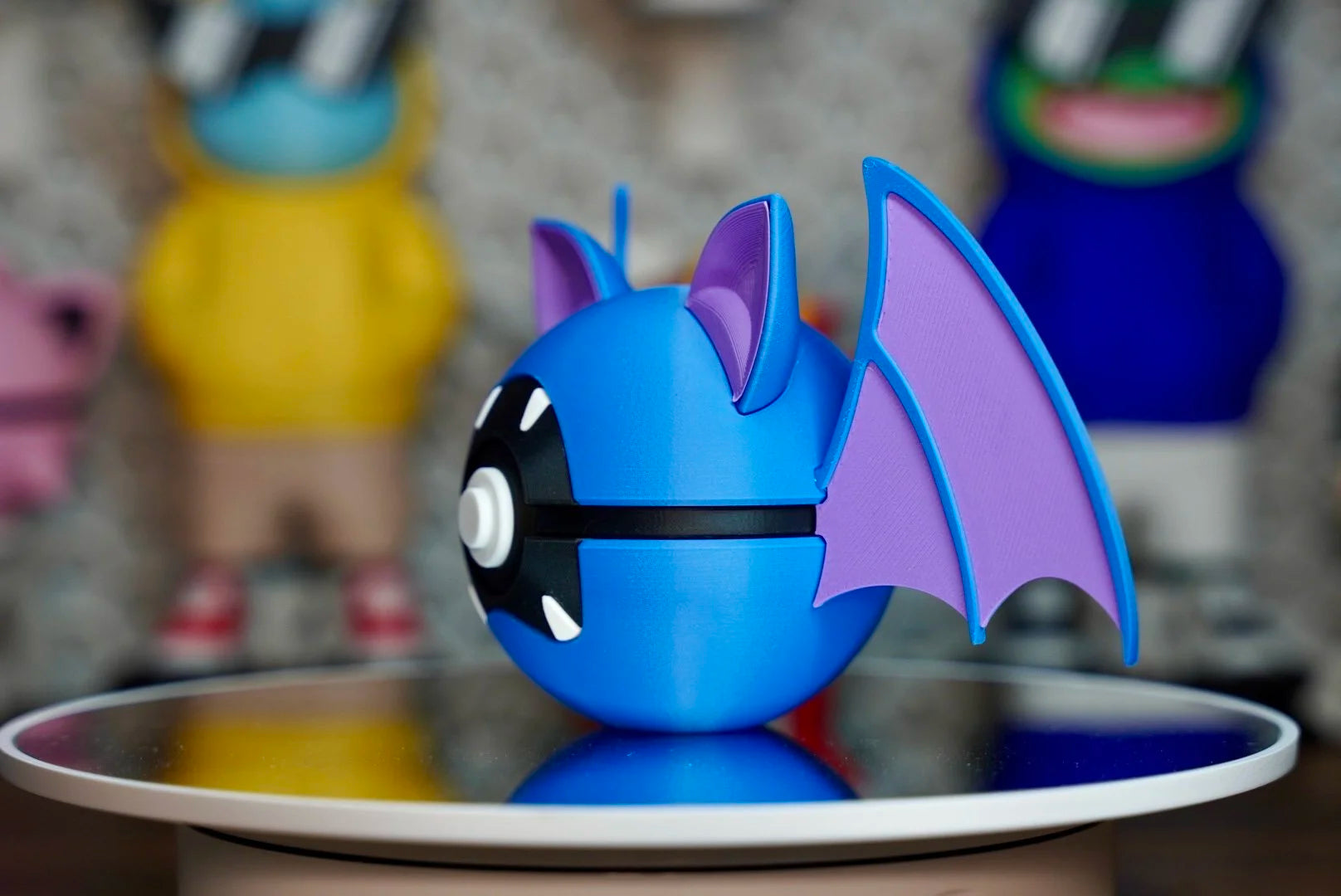 Pokémon-Inspired 3D Printed Poké Ball – Zubat