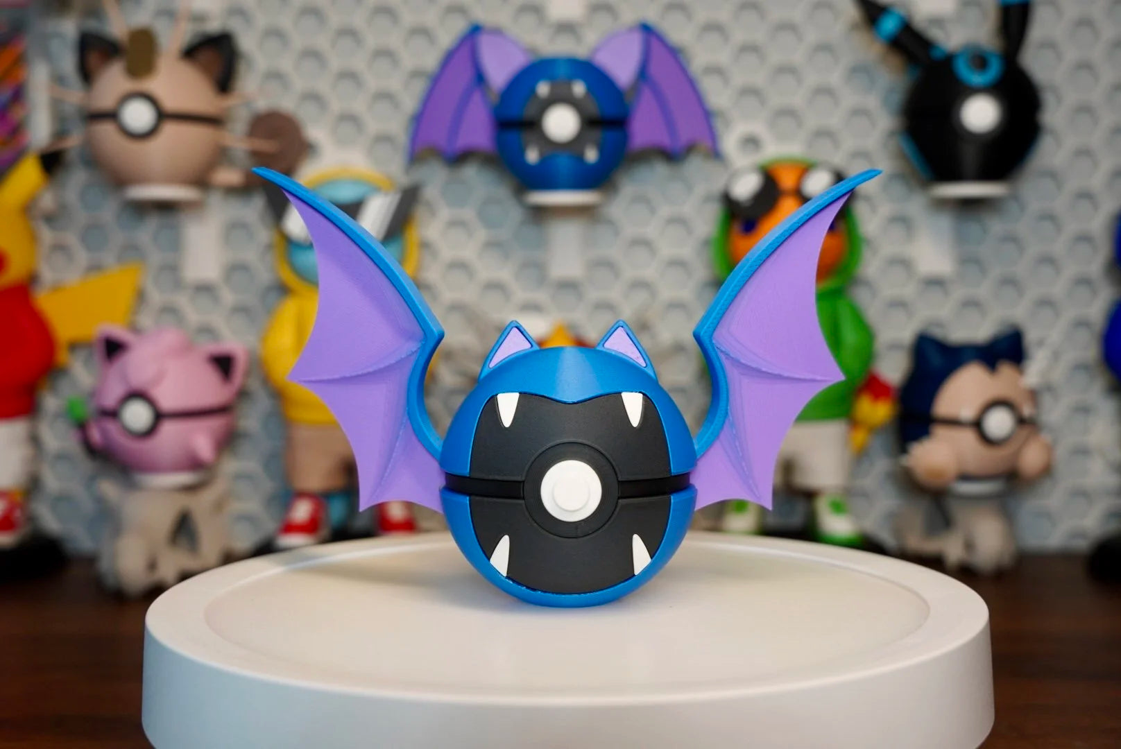 Pokémon-Inspired 3D Printed Poké Ball – Golbat