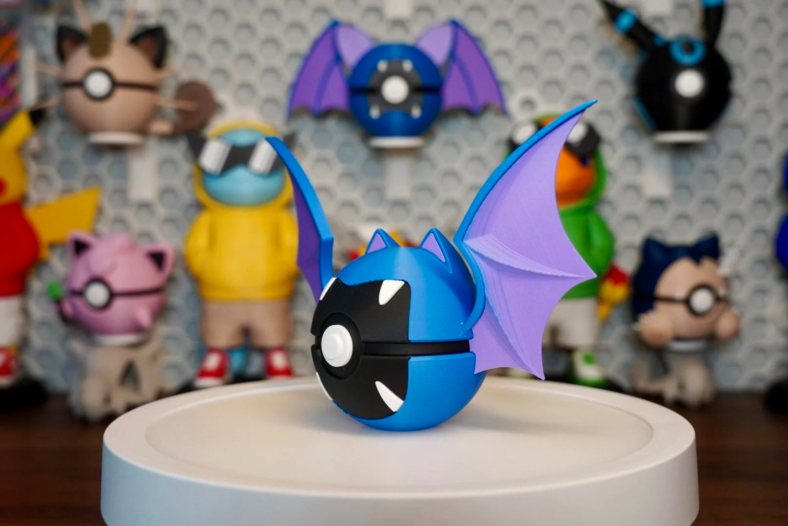 Pokémon-Inspired 3D Printed Poké Ball – Golbat