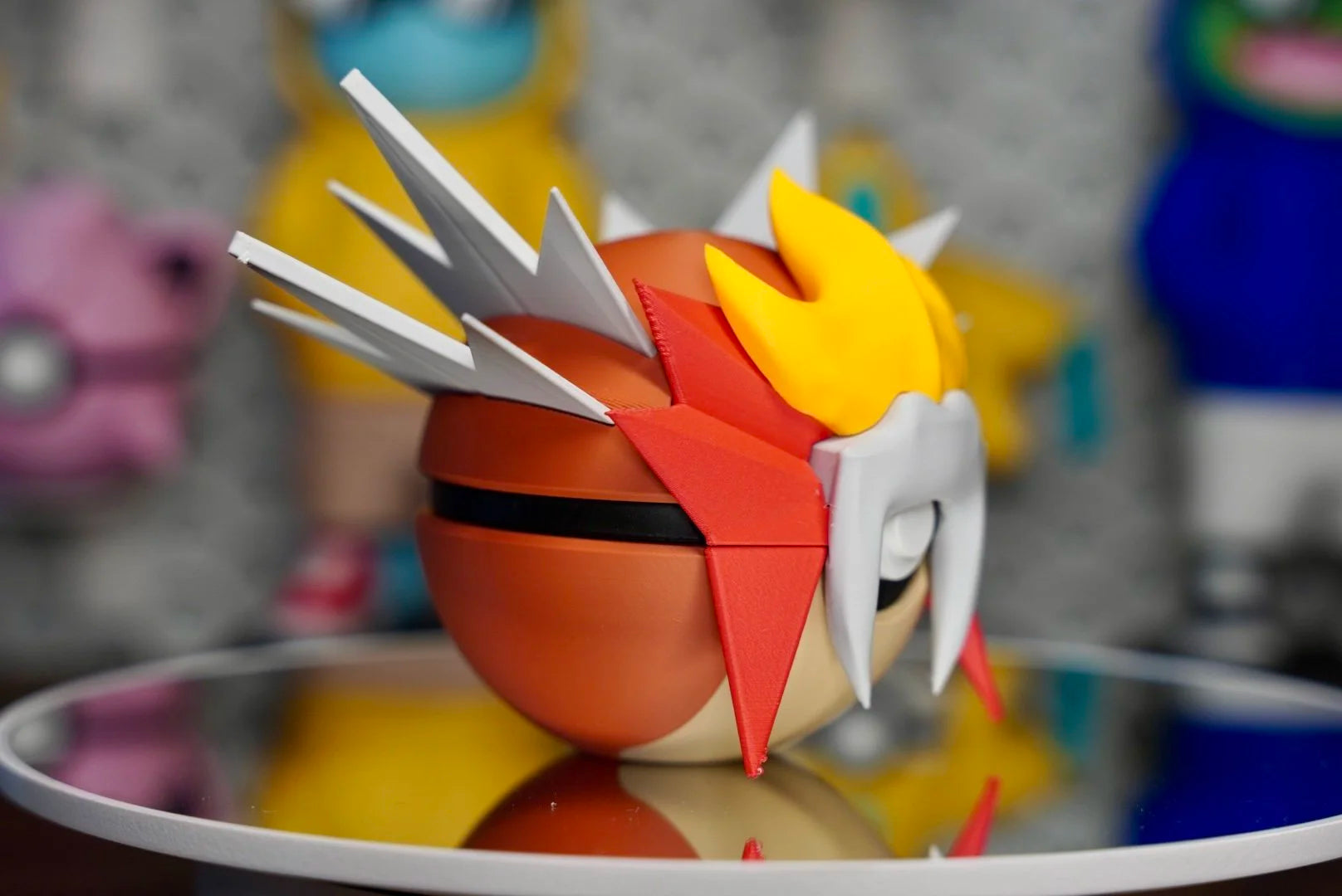 Pokémon-Inspired 3D Printed Poké Ball – Entei