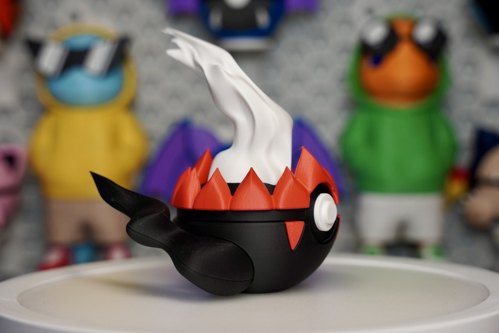 Pokémon-Inspired 3D Printed Poké Ball – Darkrai
