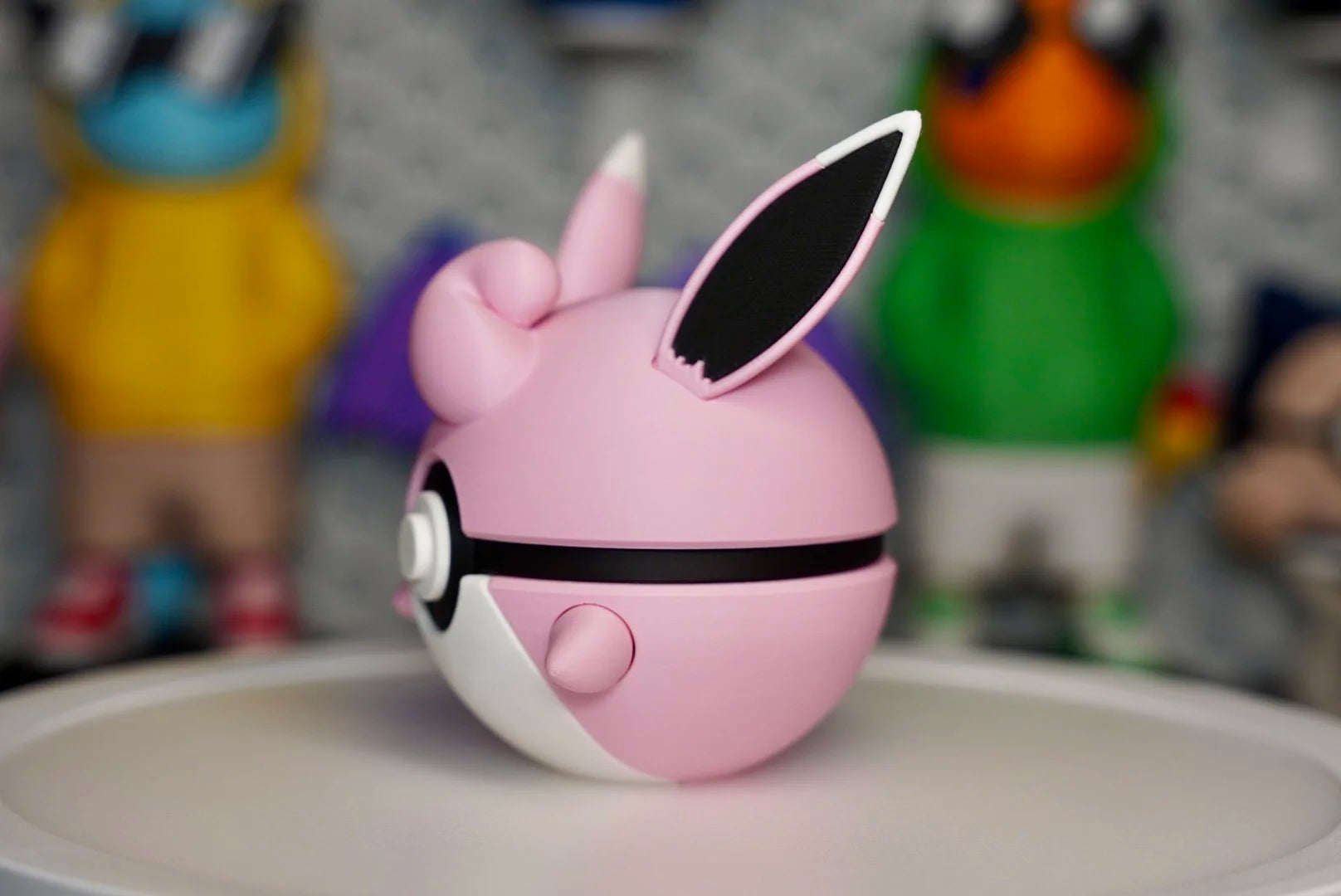 Pokémon-Inspired 3D Printed Poké Ball – Wigglytuff