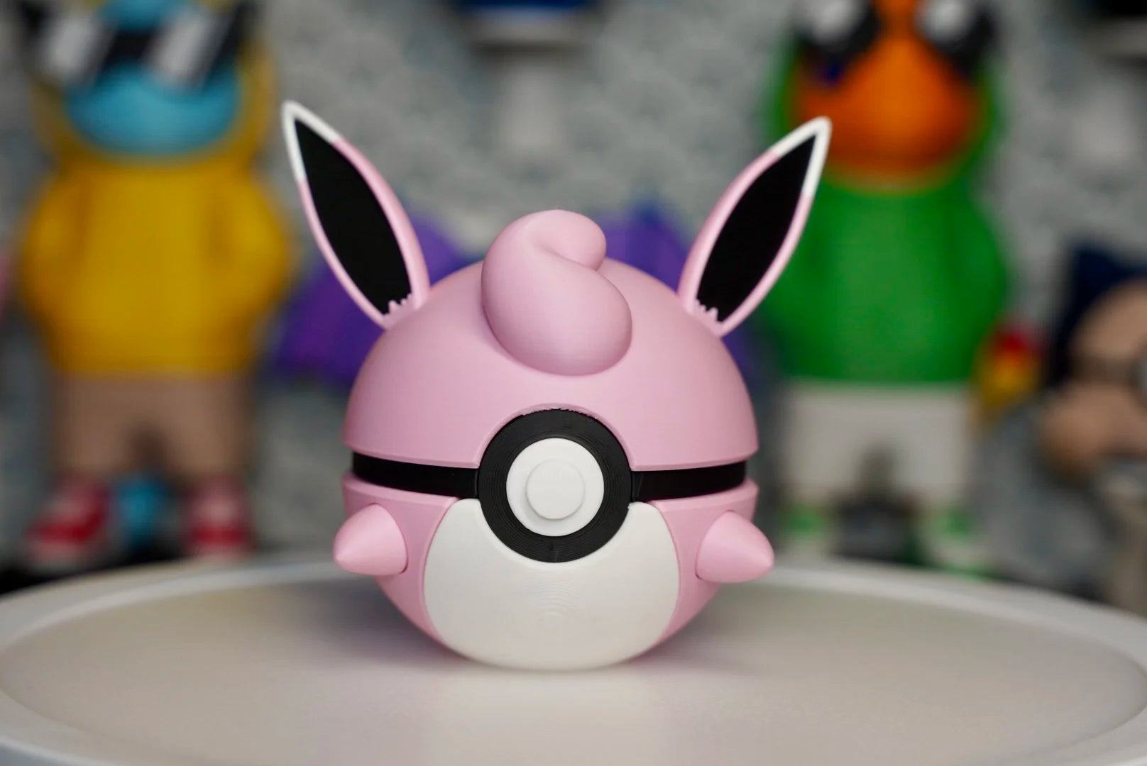Pokémon-Inspired 3D Printed Poké Ball – Wigglytuff