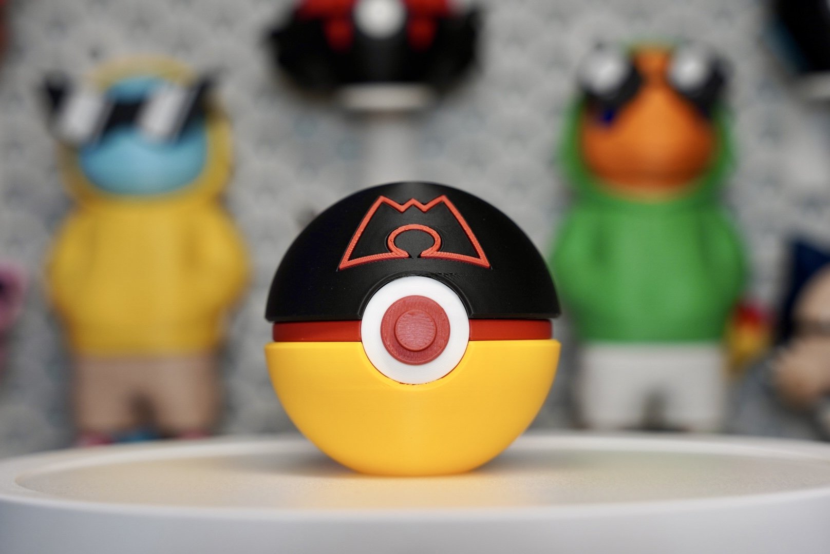 Team Magma Poké Ball Replica – 3D Printed Pokémon Display Prop