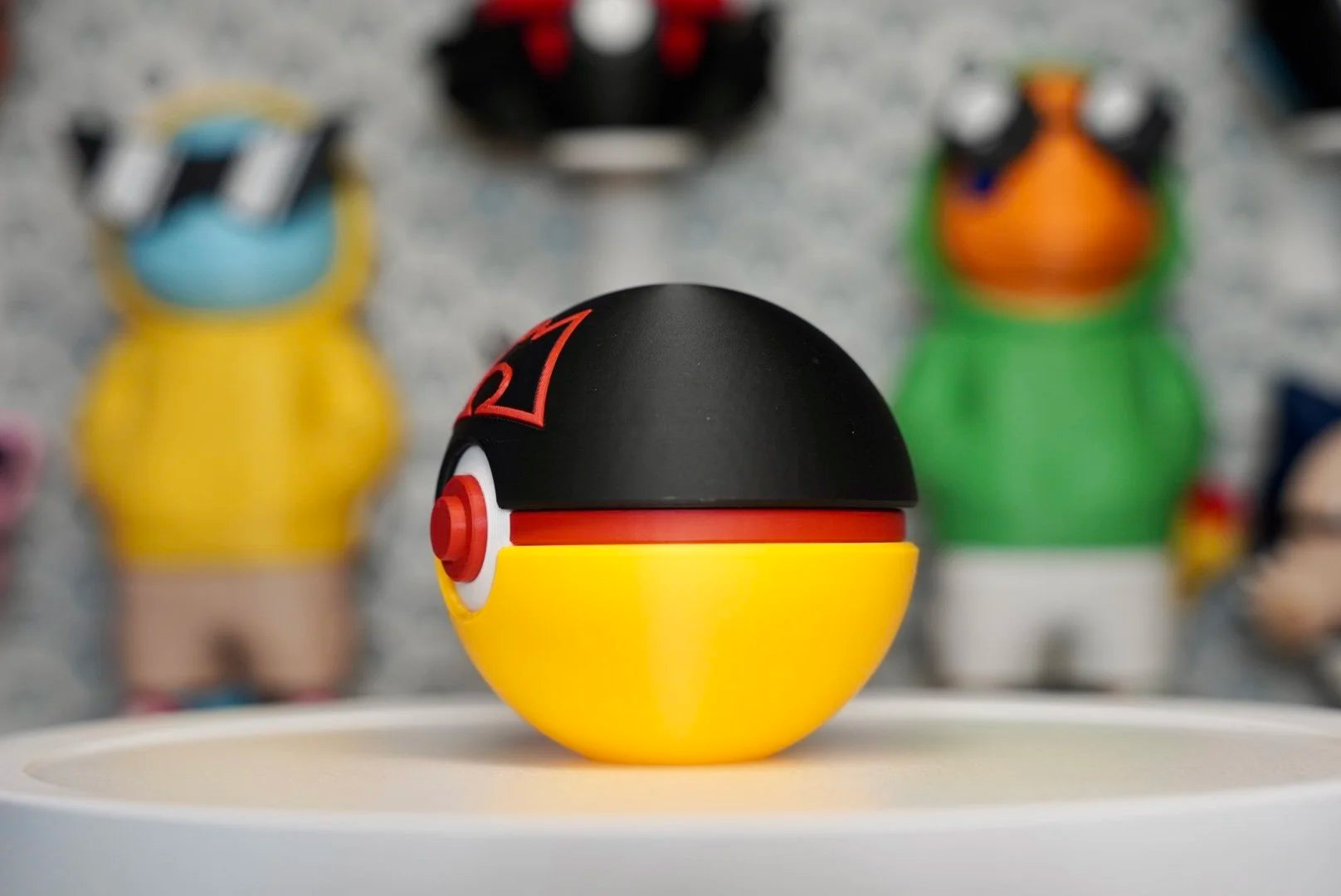 Team Magma Poké Ball Replica – 3D Printed Pokémon Display Prop