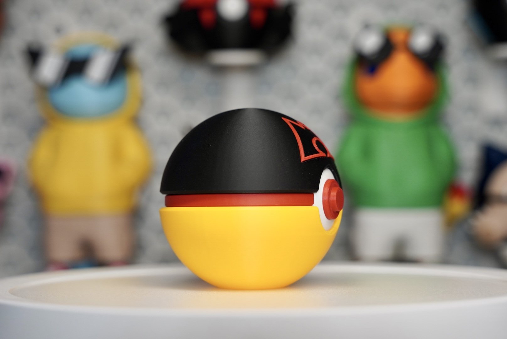 Team Magma Poké Ball Replica – 3D Printed Pokémon Display Prop