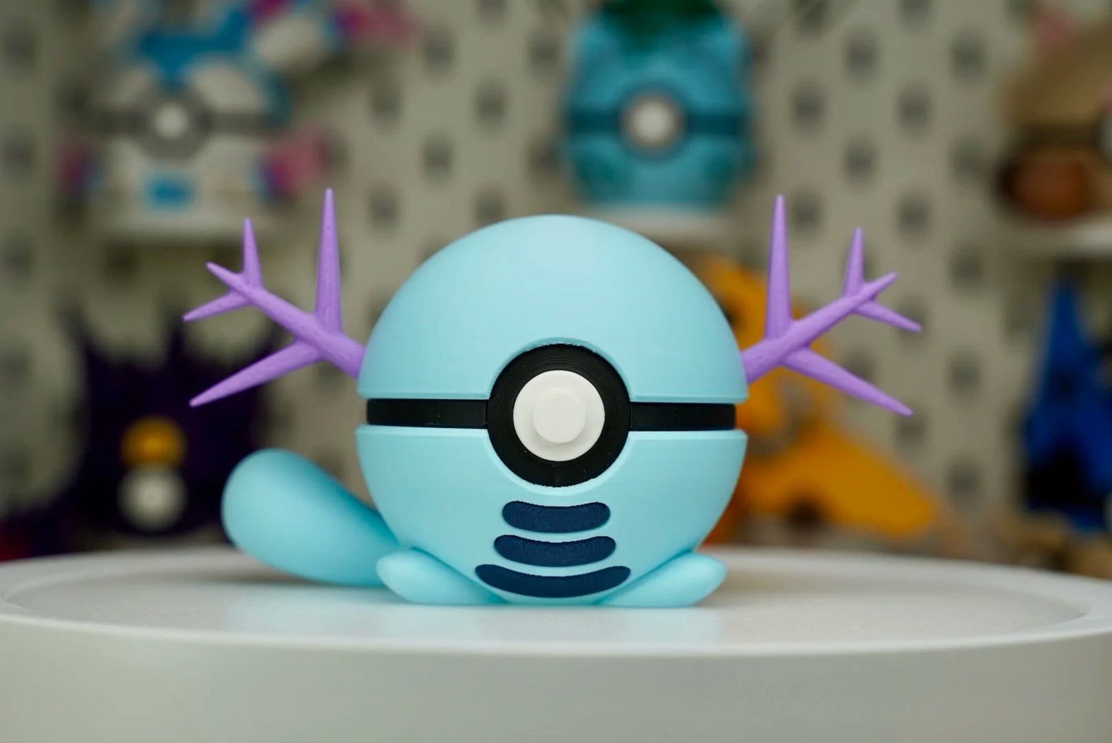Wooper Poké Ball Replica – 3D Printed Pokémon Display Collectible