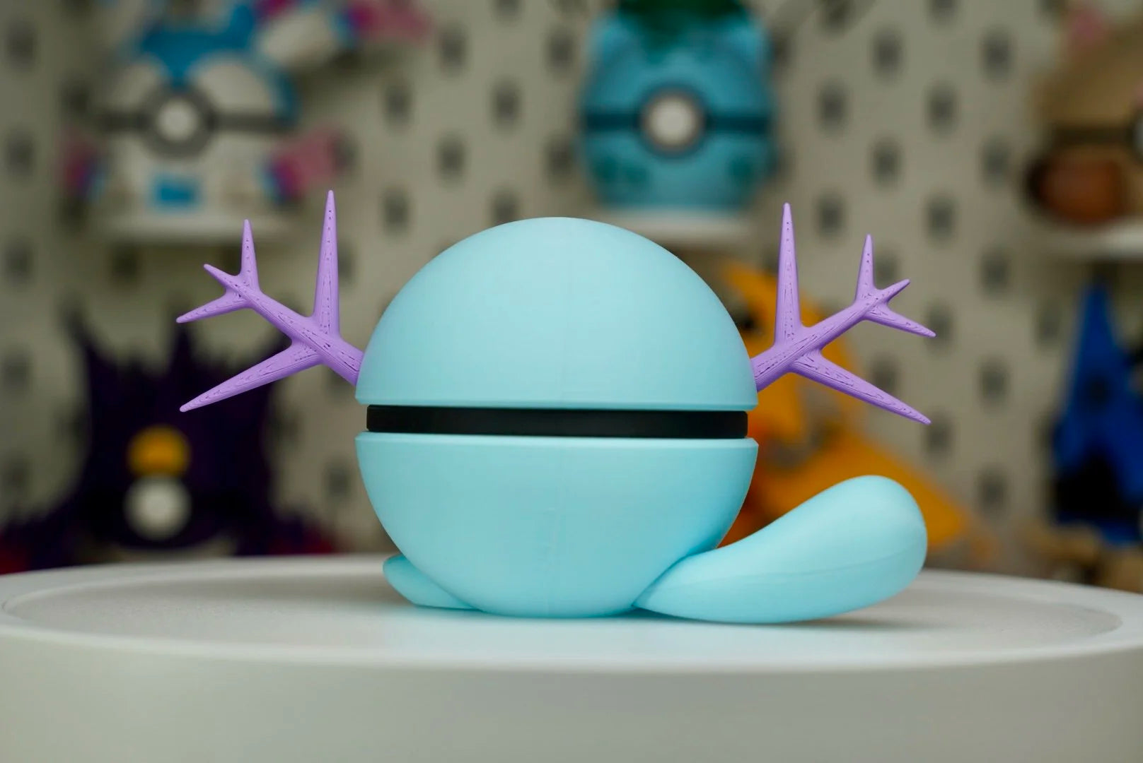 Wooper Poké Ball Replica – 3D Printed Pokémon Display Collectible