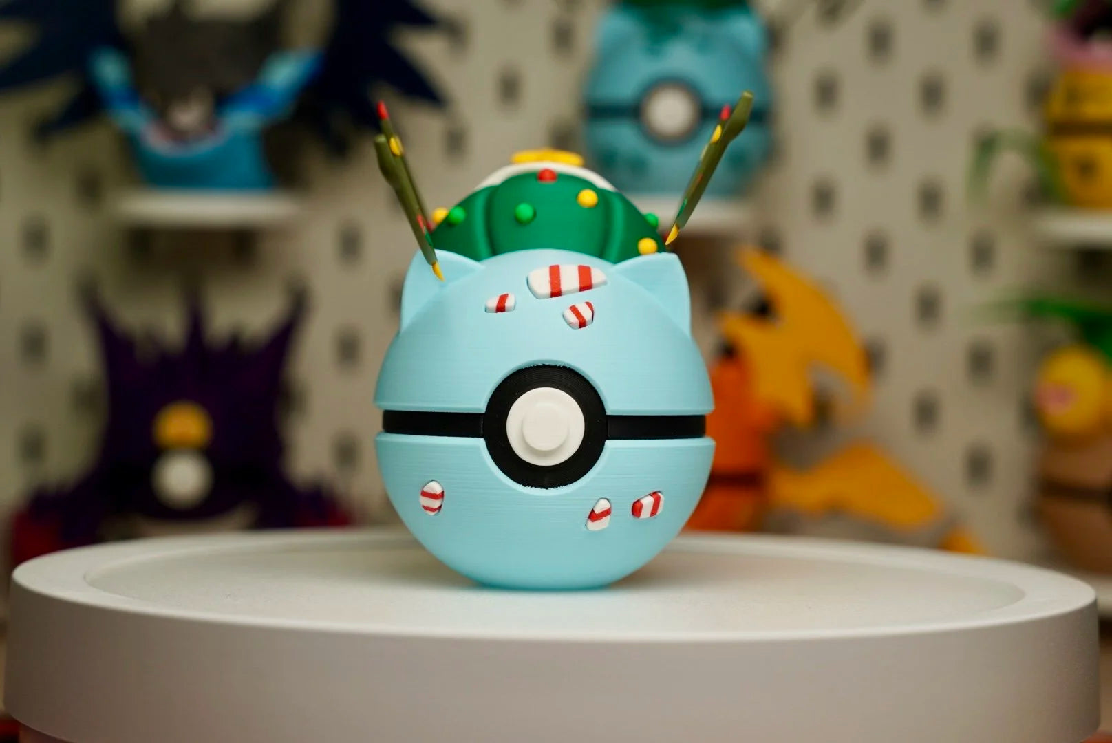 Pokémon-Inspired 3D Printed Poké Ball – Bulbasaur