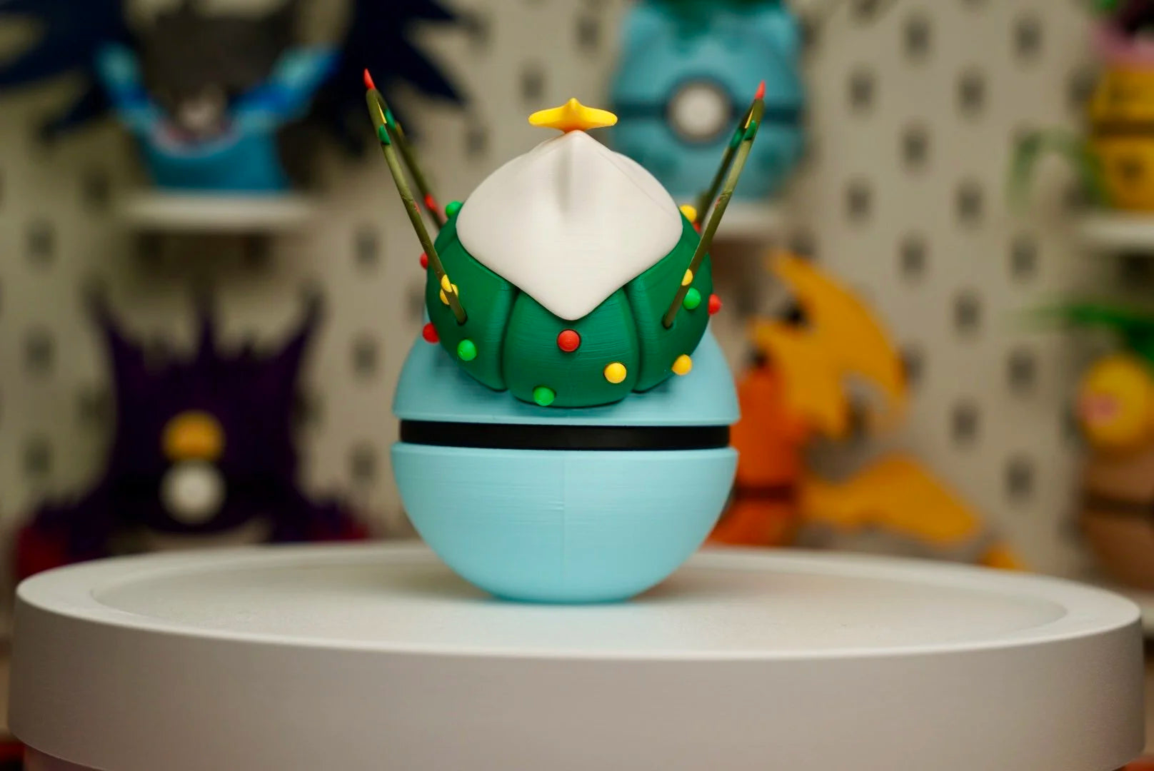 Pokémon-Inspired 3D Printed Poké Ball – Bulbasaur
