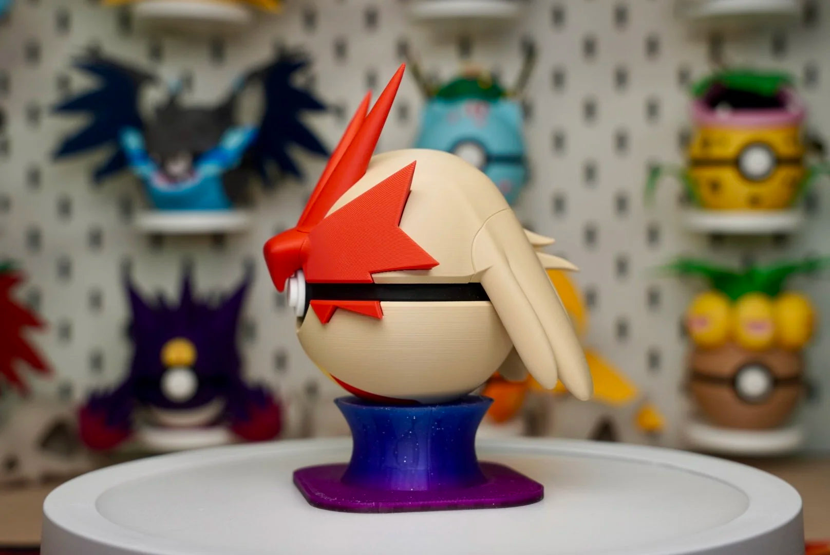 Pokémon-Inspired 3D Printed Poké Ball – Blaziken