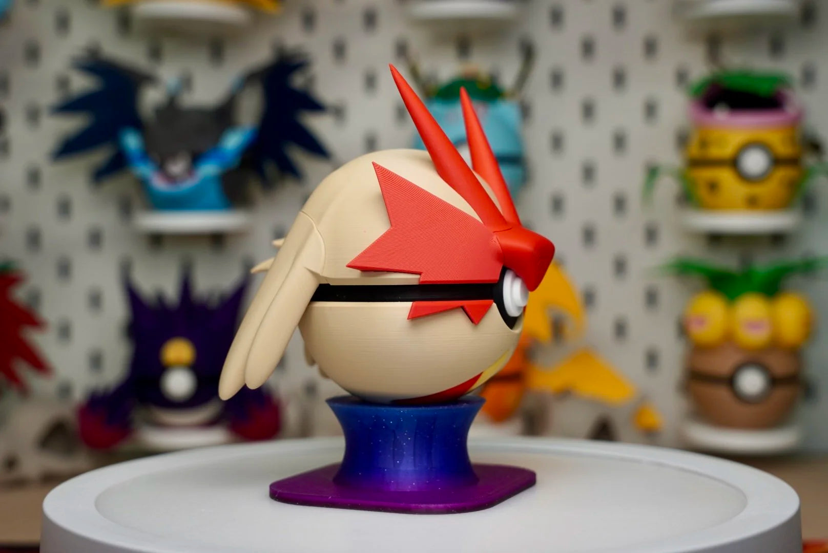 Pokémon-Inspired 3D Printed Poké Ball – Blaziken
