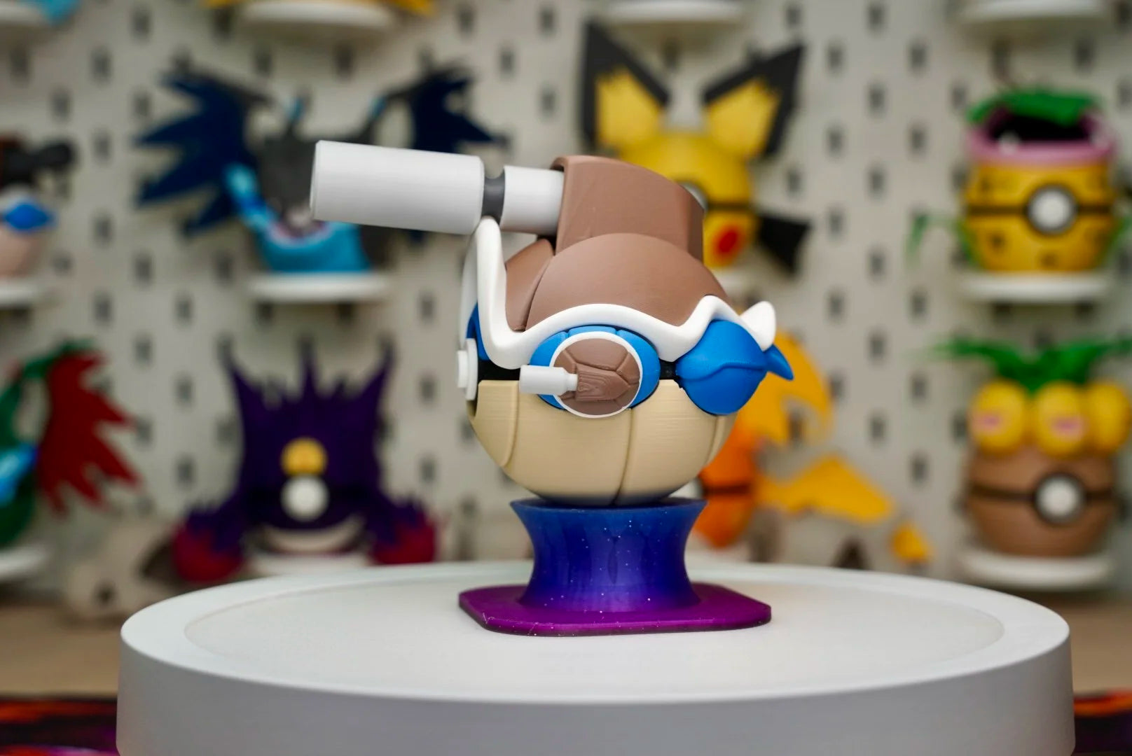 Pokémon-Inspired 3D Printed Poké Ball – Mega Blastoise