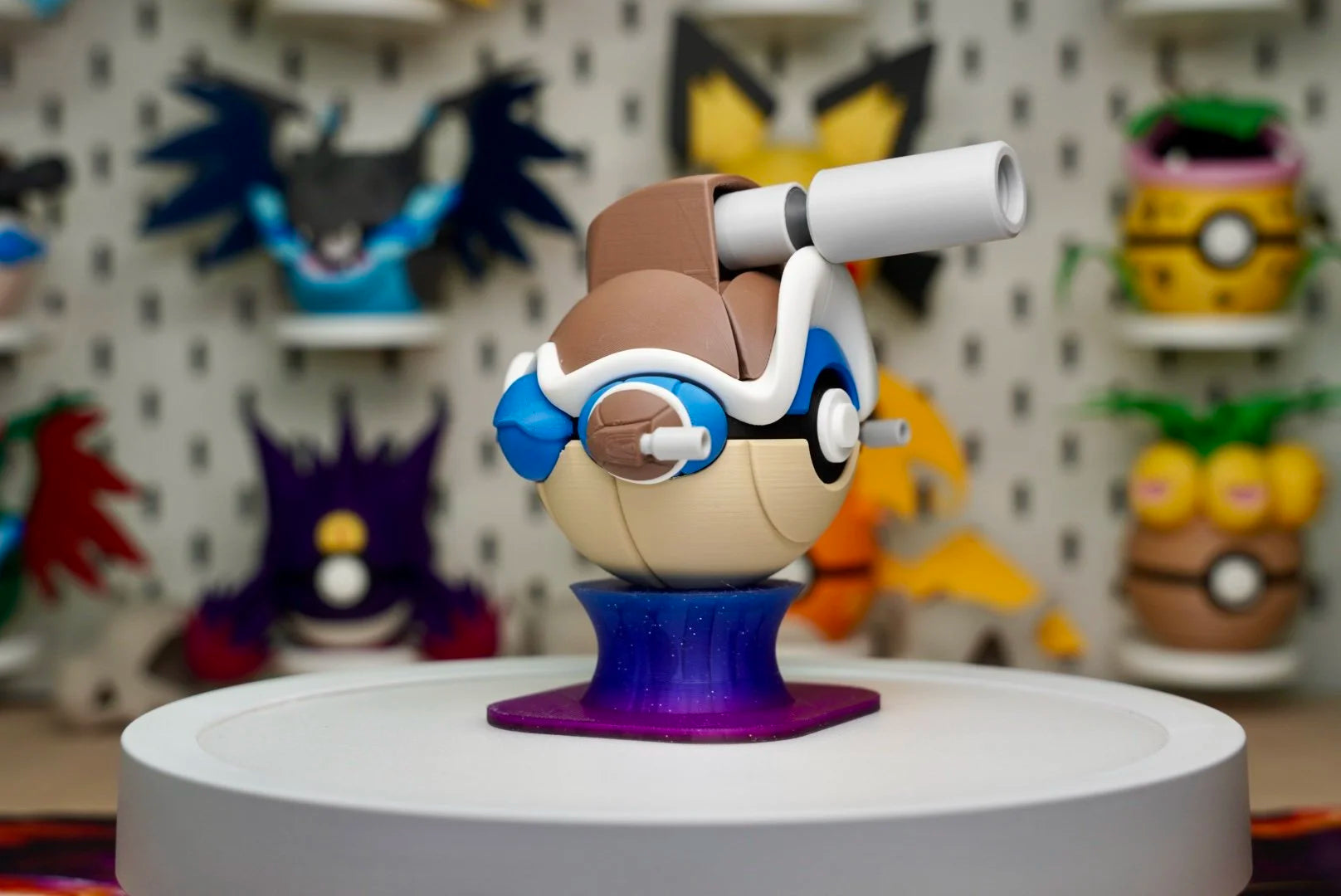 Pokémon-Inspired 3D Printed Poké Ball – Mega Blastoise
