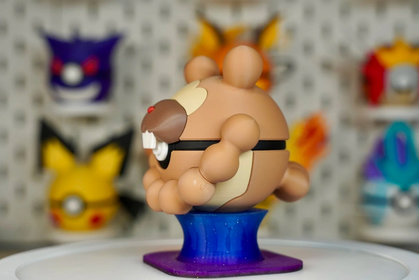 Pokémon-Inspired 3D Printed Poké Ball – Bidoof