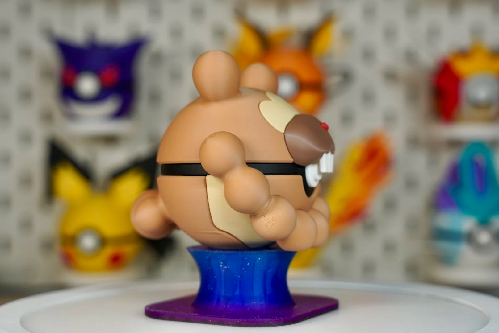 Pokémon-Inspired 3D Printed Poké Ball – Bidoof