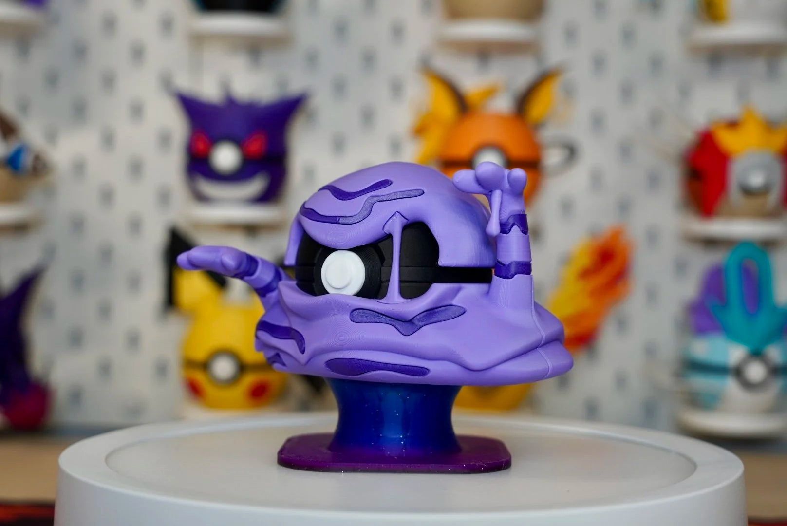 Pokémon-Inspired 3D Printed Poké Ball – Muk