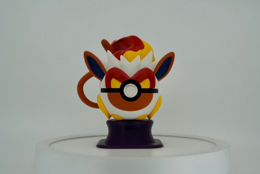 Pokémon-Inspired 3D Printed Poké Ball – Infernape