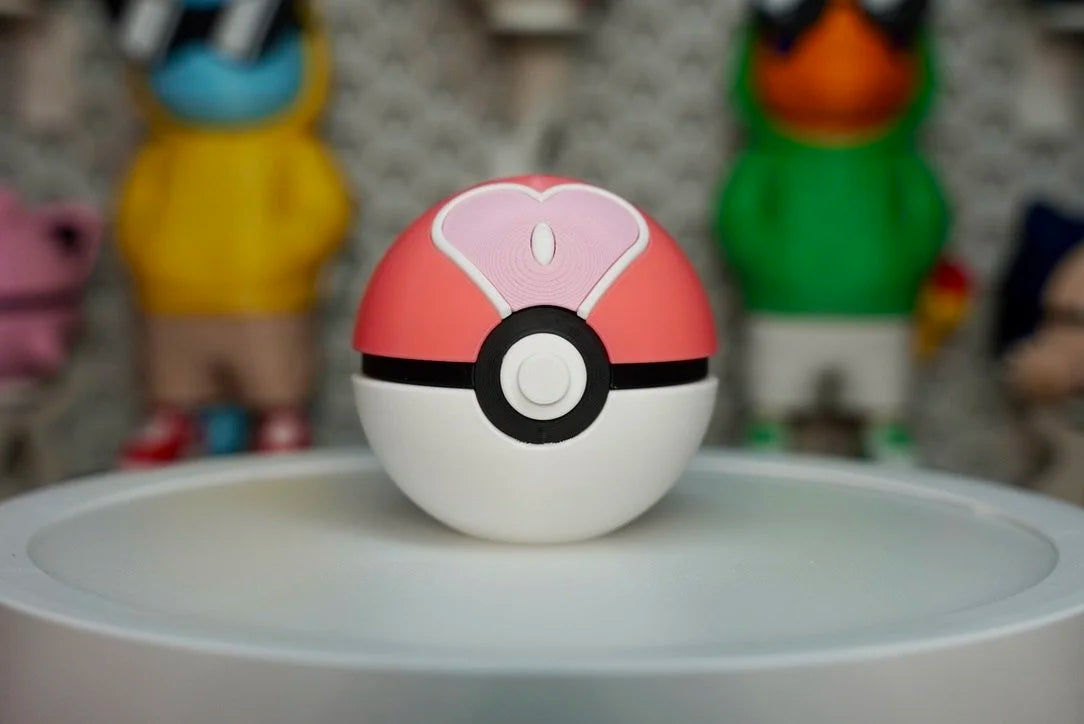 Love Ball Poké Ball Replica – 3D Printed Pokémon Display Collectible