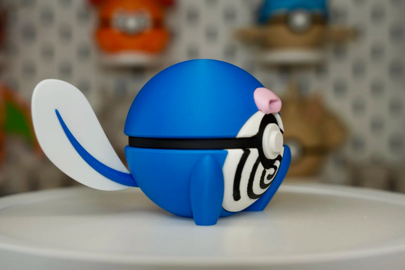 Poliwag Poké Ball Replica – 3D Printed Pokémon Display Collectible