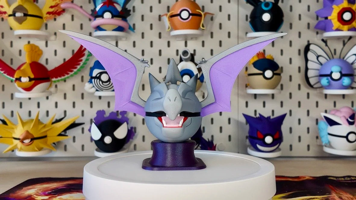 Aerodactyl Poké Ball – 3D Printed Pokemon Collectible Display