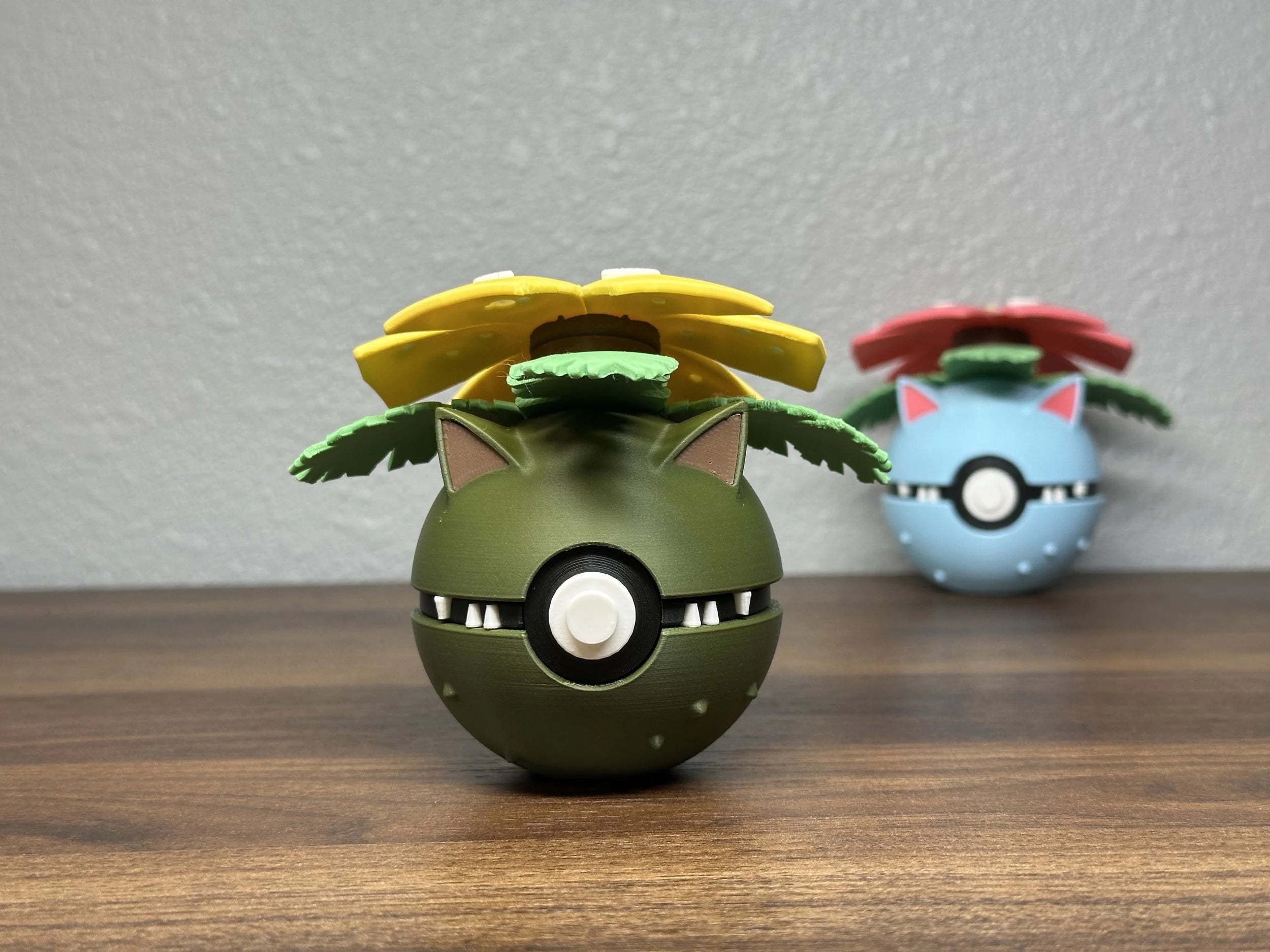 Pokémon-Inspired 3D Printed Poké Ball – Venusaur