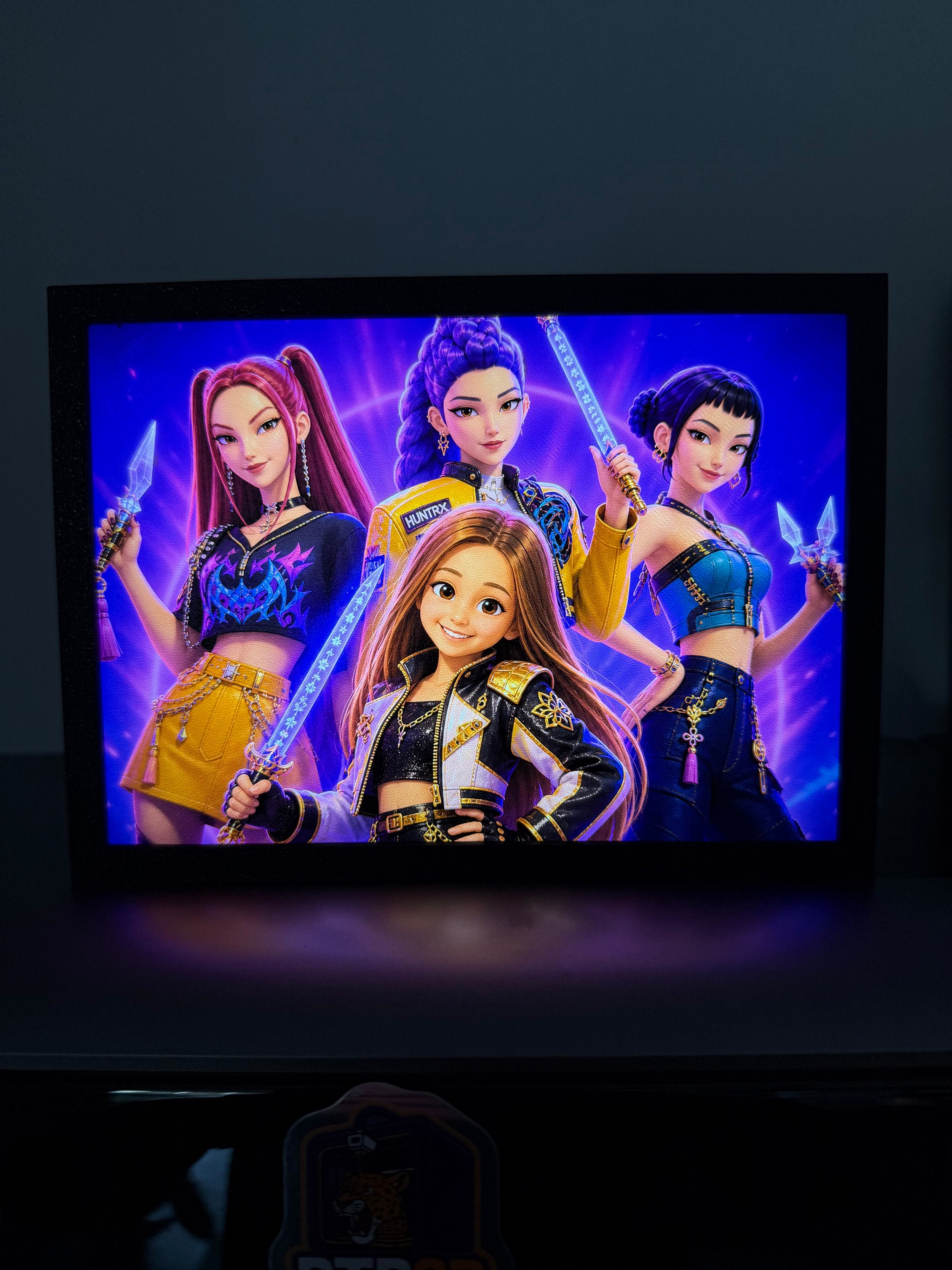 Custom LED Lightbox - Personalized UV Printed & 3D Printed Anime, Gaming, Movie & Photo Display - Custom Sizes Available